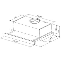 Telescopic hood Eleyus CCN L14 150 50IS