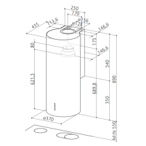 Hood Faber Cylindra Matt PLUS black