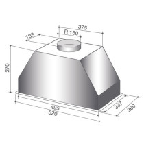 Hood De Dietrich DHG7501X