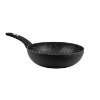 MARBURG forged wok 28x7.5cm xylan non stick coating with white dot