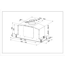 Õhupuhastaja Faber In-Light inox 52 cm