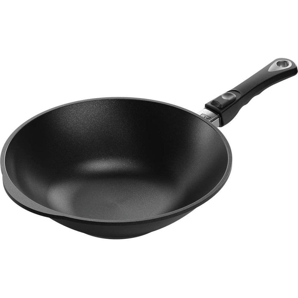 Induction Wok Ø 32 with detachable handle AMT Gastroguss