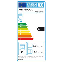 Integreeritav ahi Whirlpool AKZ96230WH