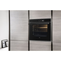 Whirlpool built in electric oven: black color, self cleaning - AKZM 8480 NB