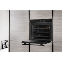 Whirlpool built in electric oven: black color, self cleaning - AKZM 8480 NB