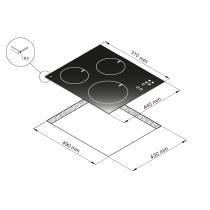 Induction cooker Fabita BIM430