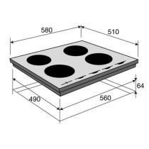 Gaasi-induktsioonplaat Brandt BPI6414BM