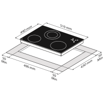 Ceramic hob Fabita BTQ431