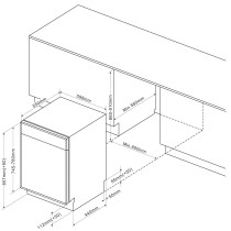 Built-in dishwasher De Dietrich DCJ632DQX