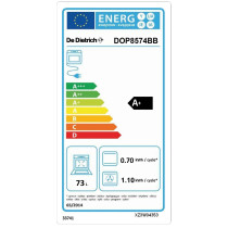 Integreeritav ahi De Dietrich DOP8574BB Coal Black