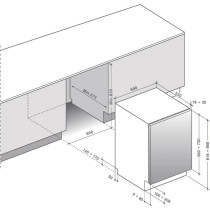 Integrated dishwasher De Dietrich DVC1434J2