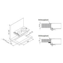 Ceramic built-in hob Rommelsbacher EBC3477TC