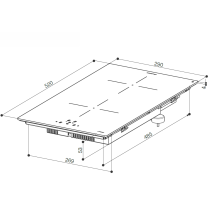 Induction hob Faber FBH 32 BK