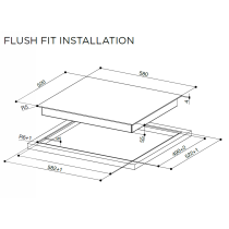 Induction hob Faber FCH 64 BK KL