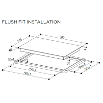 Induction hob Faber FCH 84 BK KL