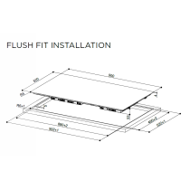 Induction hob Faber FCH 95 BK KL