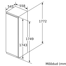 Integreeritav sügavkülmik Bosch GIN81VEE0