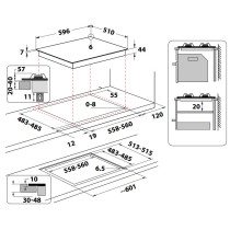 Gaasipliidiplaat Hotpoint HAGS61FBK