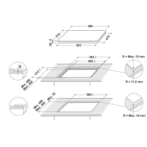 Built in hob Hotpoint-Ariston HB4860BNE