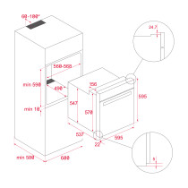 Integreeritav ahi Teka HLB 8416 AirFry must