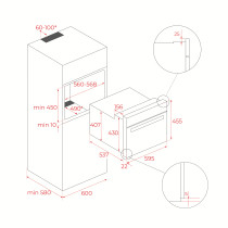 Integreeritav kompaktahi Teka HLC 8510 P BK MaestroPizza