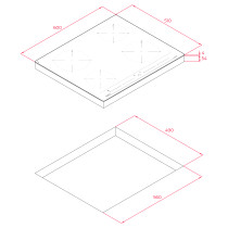 Built in induction hob Teka IBC 64010 BK MS