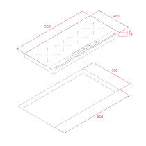 Induction hob Teka IZC 94620 MST MasterSense black