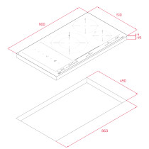 Induction hob Teka IZS 97630 MST BK