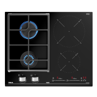 Built in gas + induction hob Teka black