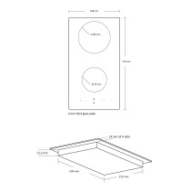 Built-in hob Scandomestic K52