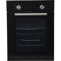 Built-in oven, black