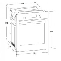 Integrated oven Schlosser OE459DTY