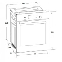 Integreeritav ahi Schlosser OE555DTX