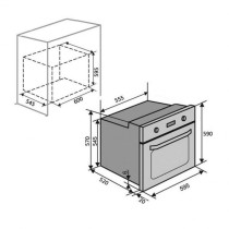 Built in oven Schlosser OE629CBL