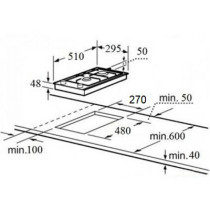 Gaasiplaat Schlosser PGH32XCFFD