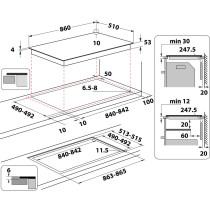 Induktsioonplaat Whirlpool SMP9010CNEIXL