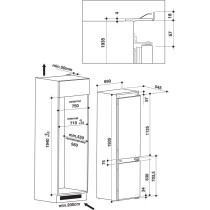 Integreeritav külmik Whirlpool SP40801EU1