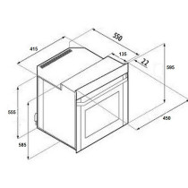 Built in oven Starkke STD45BL