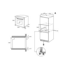 Built in oven Scandomestic XO6300