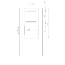 Õhupuhastaja Ciarko Design Tubus SmartLink must
