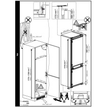 Built-in fridge Beko