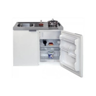 Mini kitchen with ceramic hob