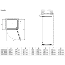 Vitriinkülmik Kluge KCP0358B