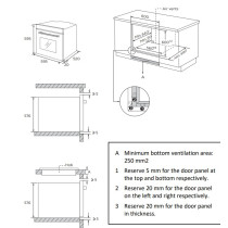 Integreeritav ahi Scandomestic OVB70CWA