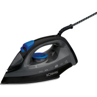Steam iron Bomann, black and blue