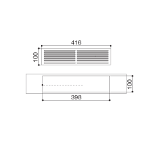 Siseringluse komplekt Faber Galileo 100 mm