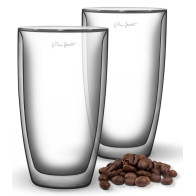 Borosilicate glass coffee glasses set of 2x230ml Vaso Lamart