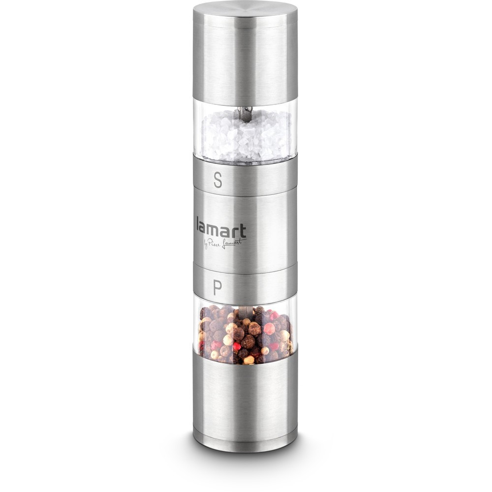 Mechanical salt and pepper mill 2-in-1 Lamart