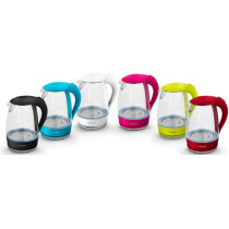 Eletric kettle Salto Angel glass with led light Esperanza, white