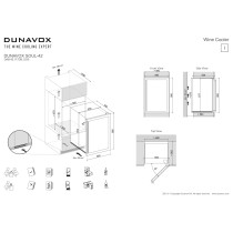 Integreeritav veinikülmik Dunavox DAB-42.117DB